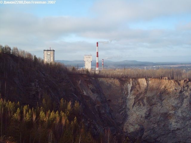 Нижний Тагил, экскурсия на смотровую площадку ВГОК, шахту, 2008 год