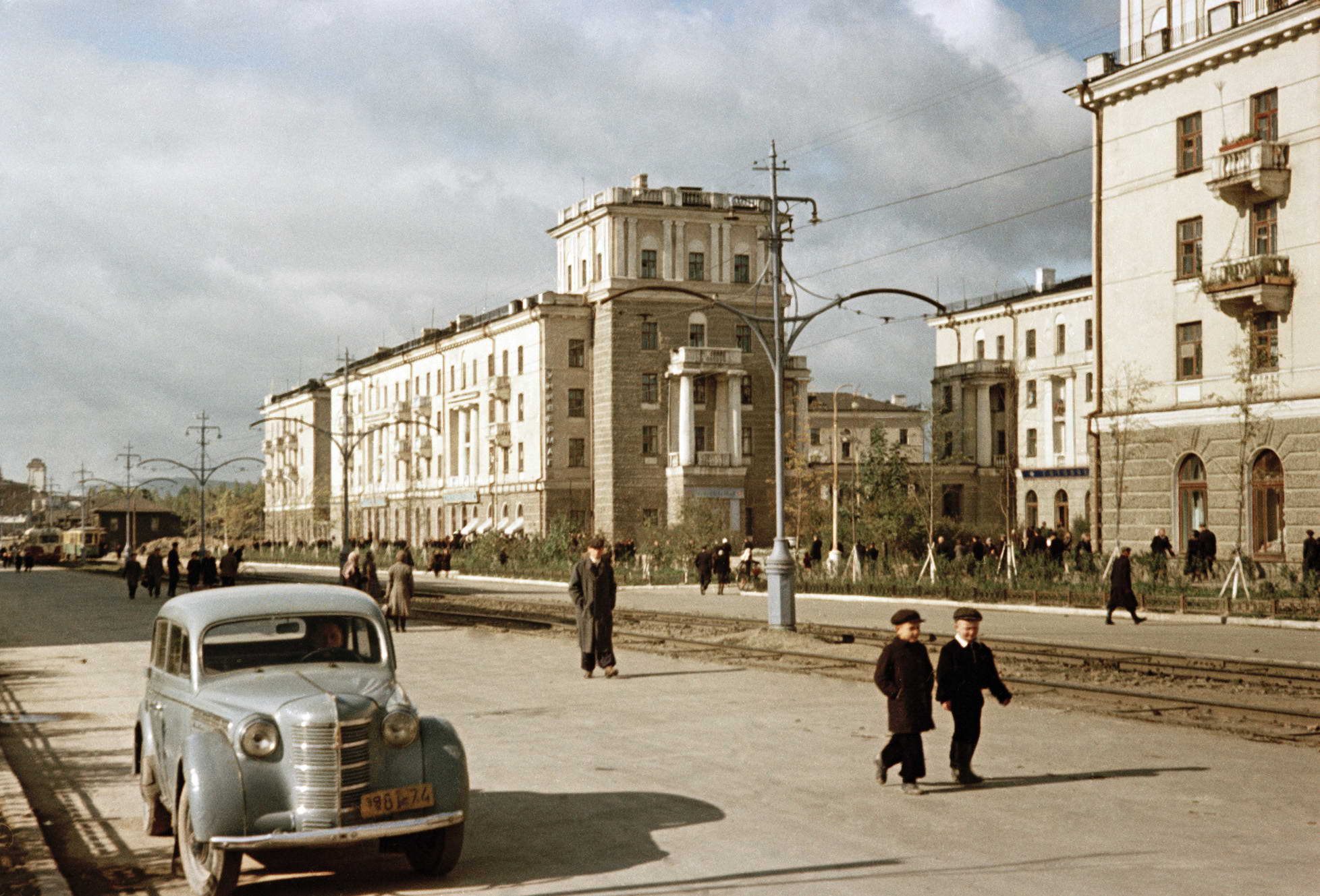 Фотографии Семена Фридлянда. Проспект Ленина. Нижний Тагил. 1954 год