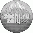 Монета номиналом 25 рублей Сочи 2014