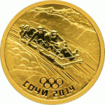 Вторая партия Олимпийских монет Сочи-2014