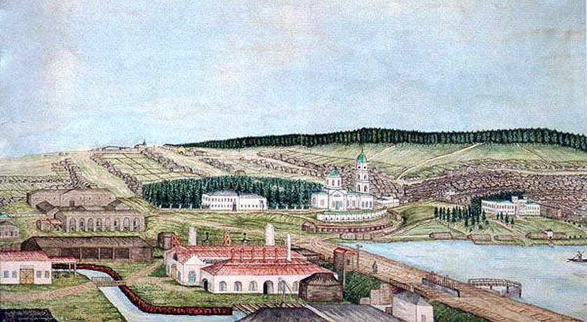 Суксунский завод (рис. начала XIX в.)