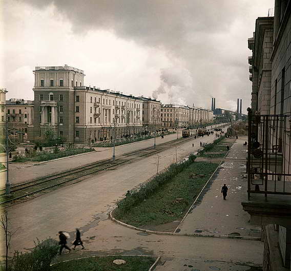 Проспект Ленина (фото 1954-55 гг.)