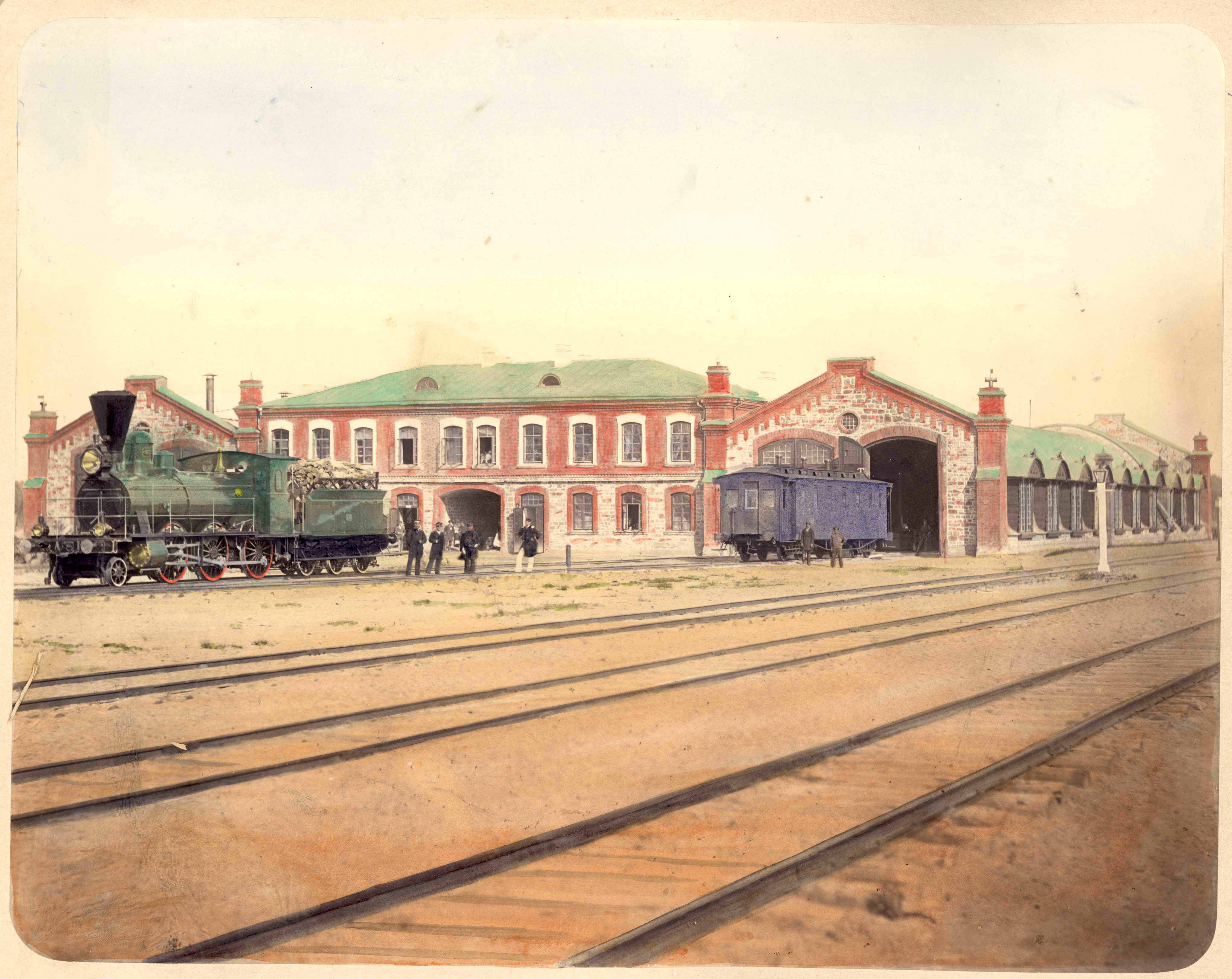 Станция Веретьё, локомотивное депо