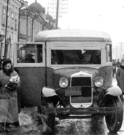 Автобус "Форд-АА", выпускавшийся в СССР по лицензии