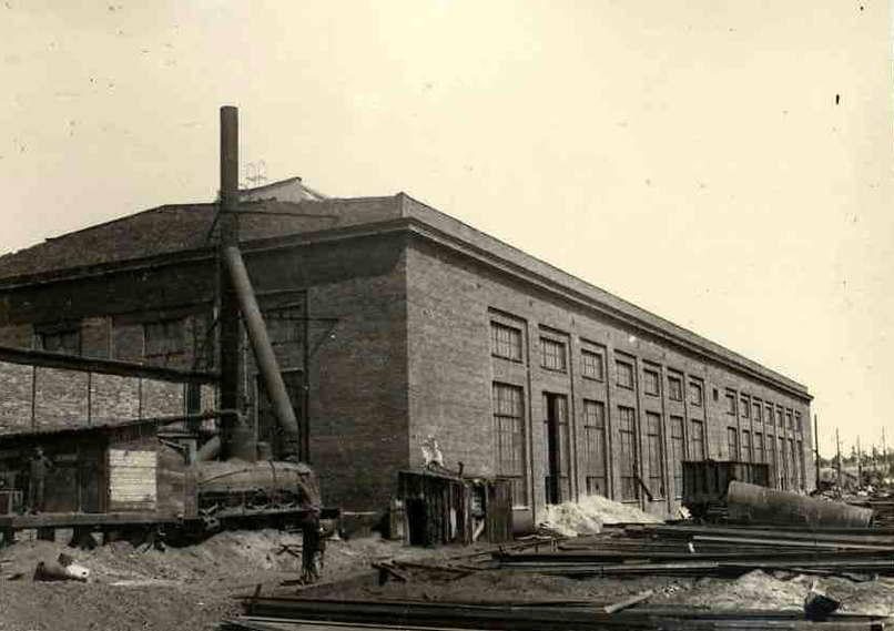 Здание Нижнетагильского завода металлоконструкций "ЗМК-1" (фото 1942 г.)