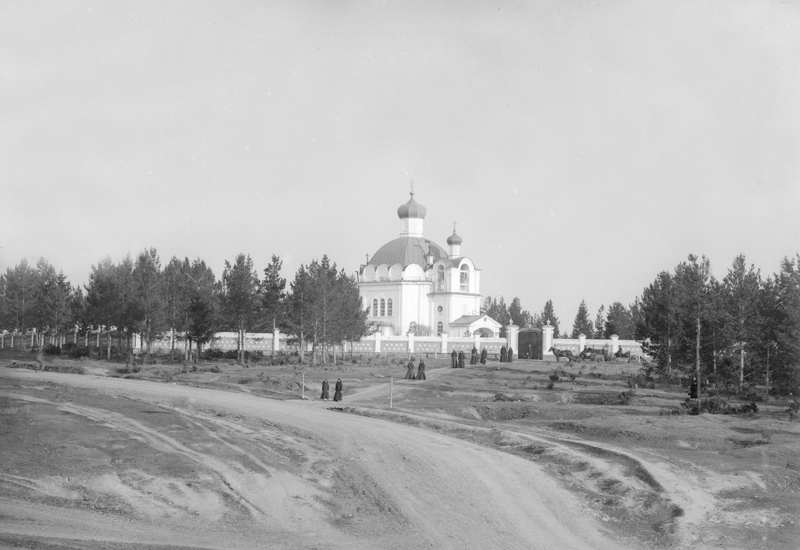  Вид скорбященской церкви. 14 июня 1889 года.