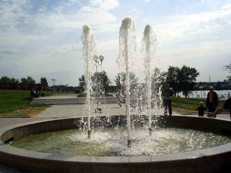 Парк Бондина. Каскадный фонтан